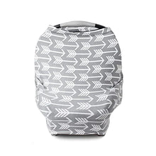 Load image into Gallery viewer, A1026, Multipurpose Baby Car Seat Cover , Canopy & Nursing Cover (Mixed Color) &