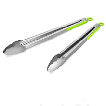 Load image into Gallery viewer, A0941, Silicone BBQ Turners, Cooking Locking Food Kitchen Tongs 14 & 16 inch 2 set &