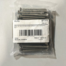Load image into Gallery viewer, A6908, 50PCS 1/4"-20x3" & 2" Screw Oval Phil 9011475 &%