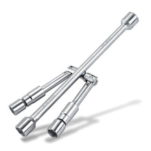 Load image into Gallery viewer, A8037, Universal Heavy Duty Lug Wrench, 4-Way Tire Iron Wrench &