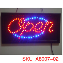 Load image into Gallery viewer, A8007, LED Open Sign 10x20inch, 3 Kinds