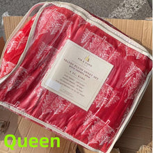 Cargar imagen en el visor de la galería, A6255 ,4 pcs Velvet Plush Bed Sheet Set With Sherpa Hem, CA King, King & Queen Size &
