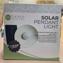 Charger l&#39;image dans la galerie, A6566，LED Solar Shed Lights, Battery Powered Pendant Lights with Remote Control &amp;
