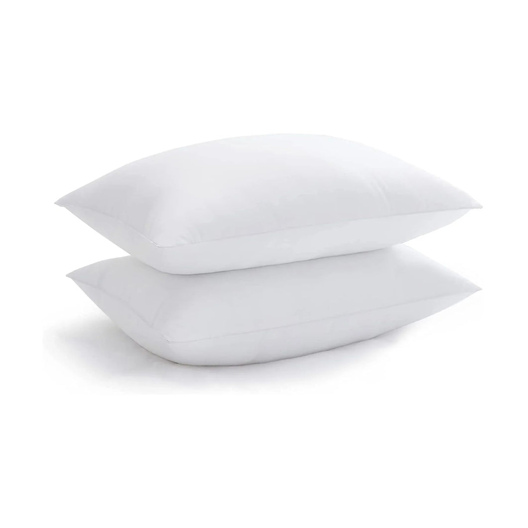 A0986, Bed Pillows for Sleeping, Queen and King Size, White 2 Count