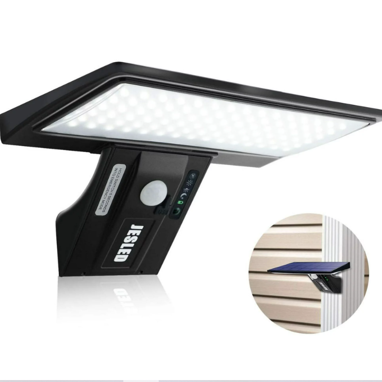 A6609 ,Solar Outdoor Wall Lights with Motion Sensor,2600mAh, 90 LEDs &