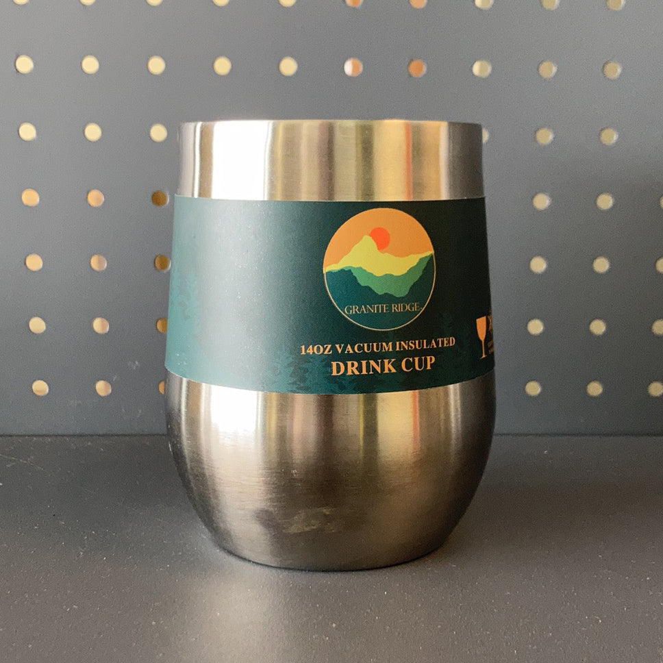 A0930  Double Wall Stainless Stell Vacuum Cups 16 oz  .C4. &