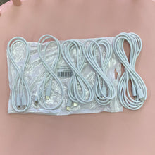 Carregar imagem no visualizador da galeria, A1058, 5 pack iPhone Charger Cable USB A  to iPhone (Mixed Color) &amp;
