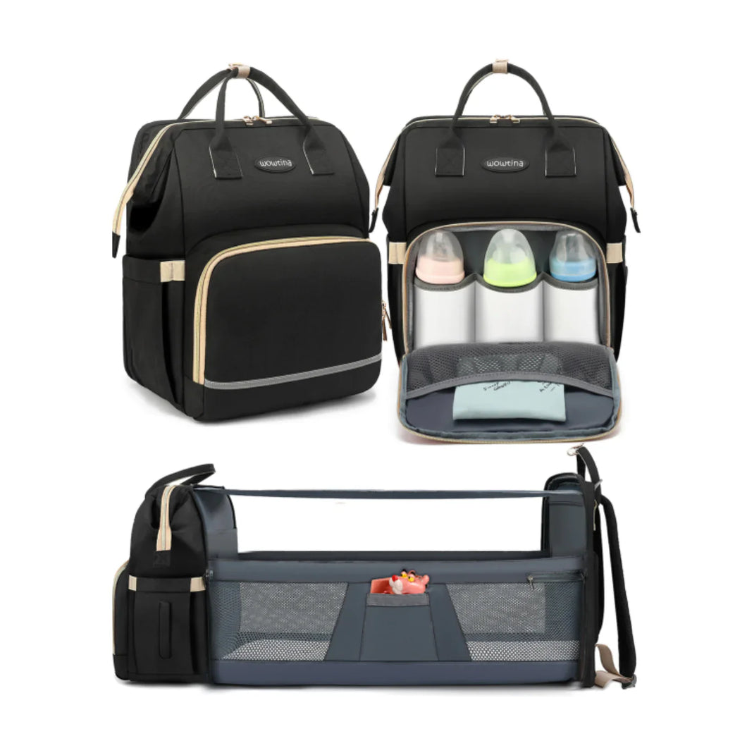 A0929, Baby Diaper Bag Backpack with Changing Station .C6. &