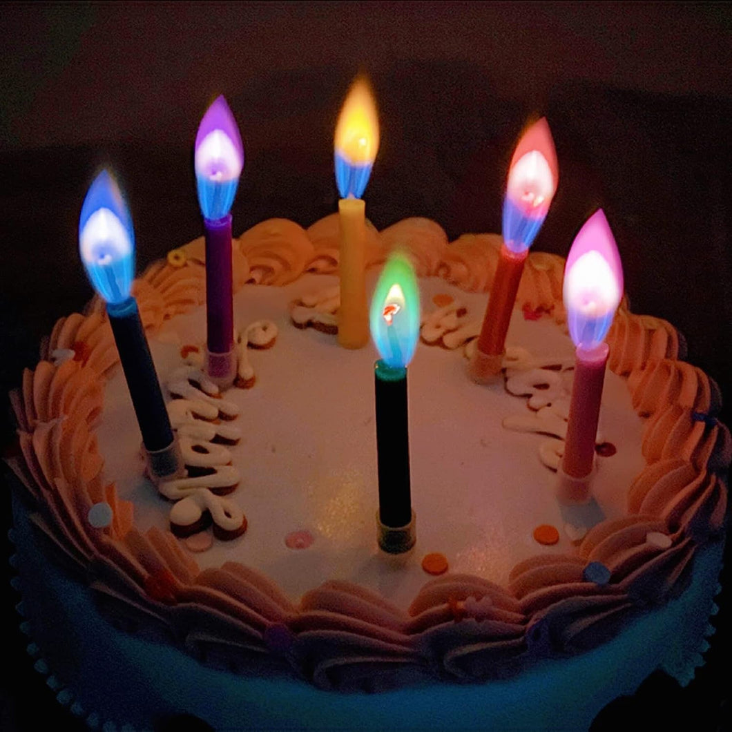 A6093, Birthday Cake Candle  6 count &
