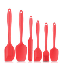 Charger l&#39;image dans la galerie, A6135, Kitchen Silicone with Stainless Steel Spatulas, 6 set (Mixed Color) &amp;
