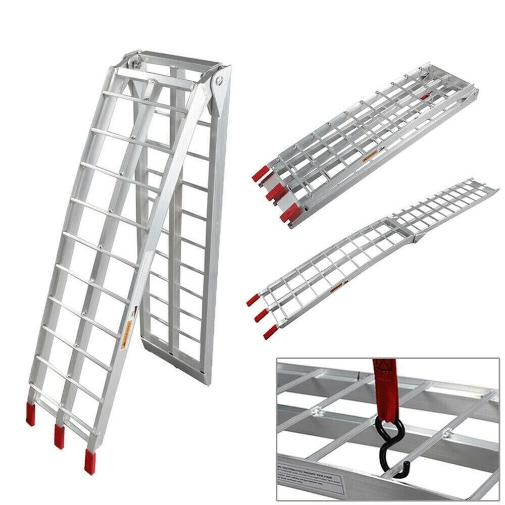 A6244，7.5 FT Aluminum Foldable Loading for Truck ladder &
