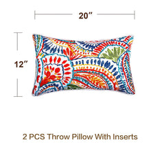 Lade das Bild in den Galerie-Viewer, A1050, Outdoor Indoor Lumbar Pillows,Waterproof Throw Pillows Mixed Color &amp;
