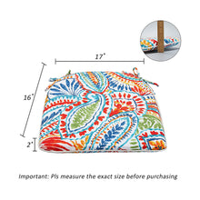 Carregar imagem no visualizador da galeria, A1052, Outdoor Chair Cushions, Patio Seat Cushions 17x17 inch &amp;

