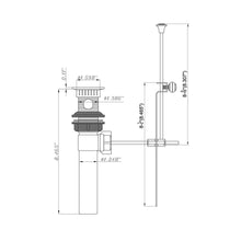 Cargar imagen en el visor de la galería, A6780,Sink Pop-Up Drain Stopper Assembly
