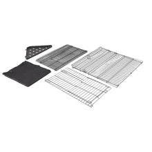 Charger l&#39;image dans la galerie, A6990, Leakproof Canvas Bottom Guinea Pig Pet Cage with Divider Set, Black, 47.6&quot;L x 24.2&quot;W x 14.0&quot;H
