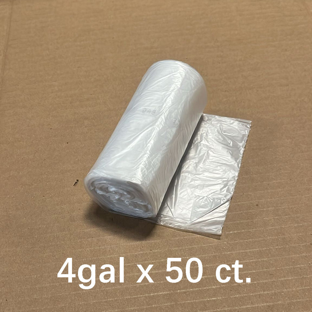 A6880, Trash Bag 4 Gal ~ 60 Gal (Click View Size) &