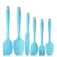 Charger l&#39;image dans la galerie, A6135, Kitchen Silicone with Stainless Steel Spatulas, 6 set (Mixed Color) &amp;

