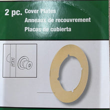Cargar imagen en el visor de la galería, A6203 , Door Cover Plate, Steel, Brass, For: 2-1/8 in Bore Locks #0046661  U9524-L &amp;

