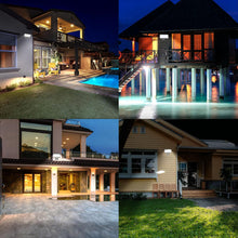 Lade das Bild in den Galerie-Viewer, A6609 ,Solar Outdoor Wall Lights with Motion Sensor,2600mAh, 90 LEDs &amp;
