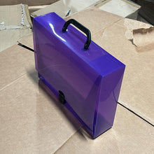 Load image into Gallery viewer, A6939, Plastic Portfolio Briefcase with Handles  12 3/4&quot; x 9 1/2&quot; x 3&quot; Mixed Color  #SF510 .C12. &amp;
