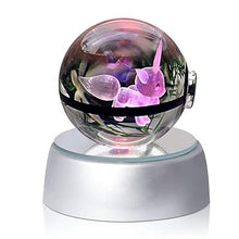 Charger l&#39;image dans la galerie, A6794,3D Crystal Ball Eevee LED Color Light With gift box    &amp;
