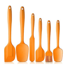Charger l&#39;image dans la galerie, A6135, Kitchen Silicone with Stainless Steel Spatulas, 6 set (Mixed Color) &amp;
