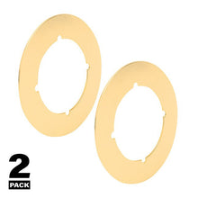 Cargar imagen en el visor de la galería, A6203 , Door Cover Plate, Steel, Brass, For: 2-1/8 in Bore Locks #0046661  U9524-L &amp;
