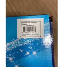Carregar imagem no visualizador da galeria, A8007, LED Open Sign 10x20inch, 3 Kinds
