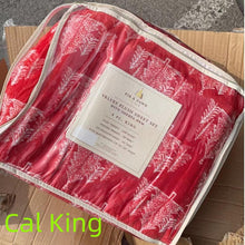 Load image into Gallery viewer, A6255 ,4 pcs  Velvet Plush Bed Sheet Set With Sherpa Hem, CA King, King &amp; Queen Size &amp;
